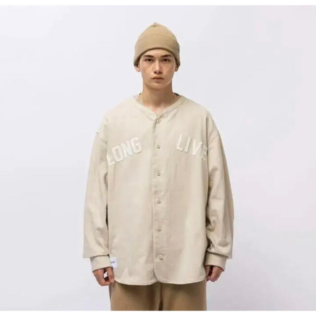 WTAPS LEAGUE LS S(01) beige ベースボールシャツ - www.sorbillomenu.com