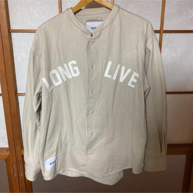 WTAPS LEAGUE LS S(01) beige ベースボールシャツ