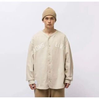 ダブルタップス(W)taps)のWTAPS LEAGUE LS S(01) beige ベースボールシャツ(シャツ)