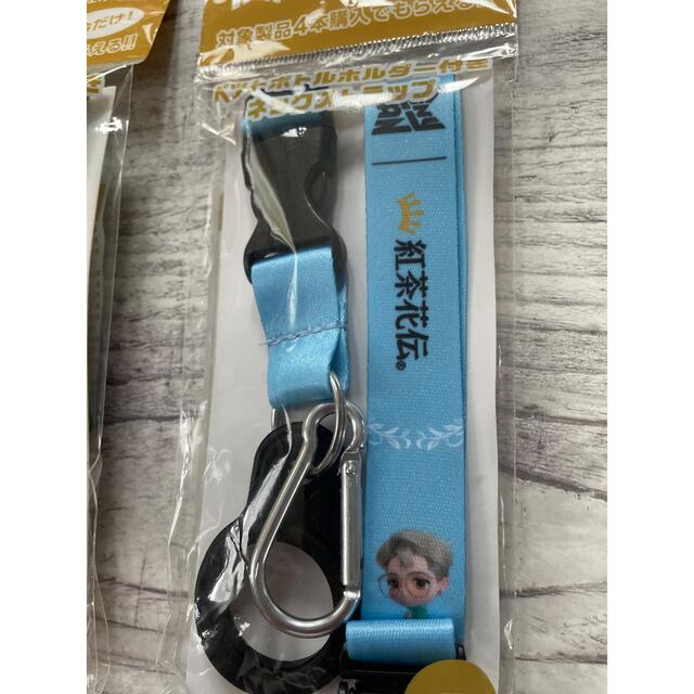 防弾少年団(BTS)(ボウダンショウネンダン)のBTS TinyTAN 紅茶花伝　ネックストラップ(マンネラインセット) エンタメ/ホビーのタレントグッズ(アイドルグッズ)の商品写真