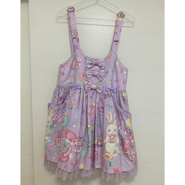 angelic pretty トイパレード　サロペットセット　ラベンダー