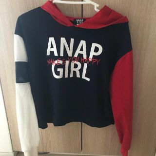 アナップガール(ANAP GiRL)のANAP パーカー　Mサイズ(Tシャツ/カットソー)