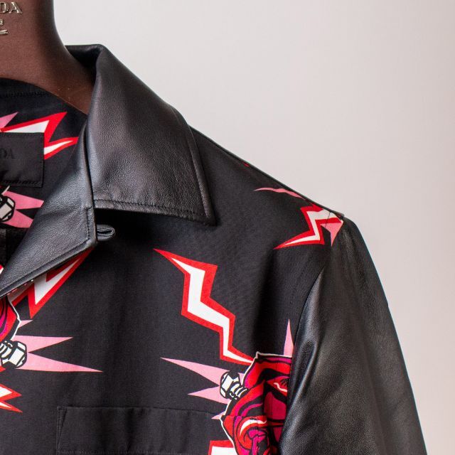 PRADA - PRADA レザーシャツ FW 2019 LOOK 58 size Mの通販 by Lets go