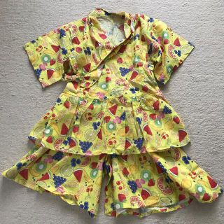 キッズフォーレ(KIDS FORET)の丸高衣料　キッズフォーレ　Kids Foret  新品　甚平式浴衣　サイズ130(甚平/浴衣)