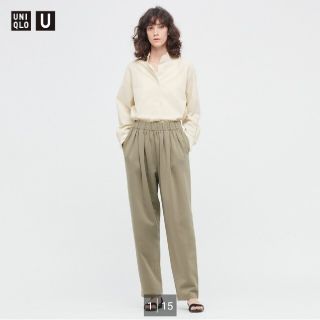 ユニクロ(UNIQLO)のユニクロ　スウェットギャザーパンツ　M(カジュアルパンツ)