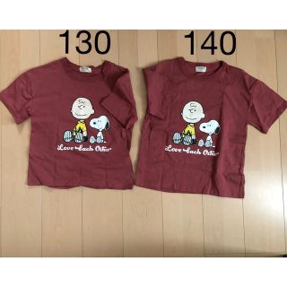 ライトオン(Right-on)のスヌーピー　2枚おそろいTシャツ　(Tシャツ/カットソー)