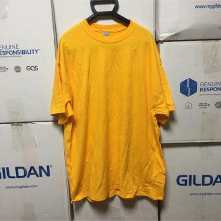 ギルタン(GILDAN)のGILDANギルダン☆半袖無地Tシャツ@ポケット無し＊ゴールドL☆濃い黄色(Tシャツ/カットソー(半袖/袖なし))