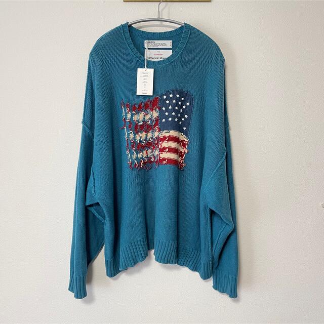 DAIRIKU/Inside Out America Knit(ブルー)-