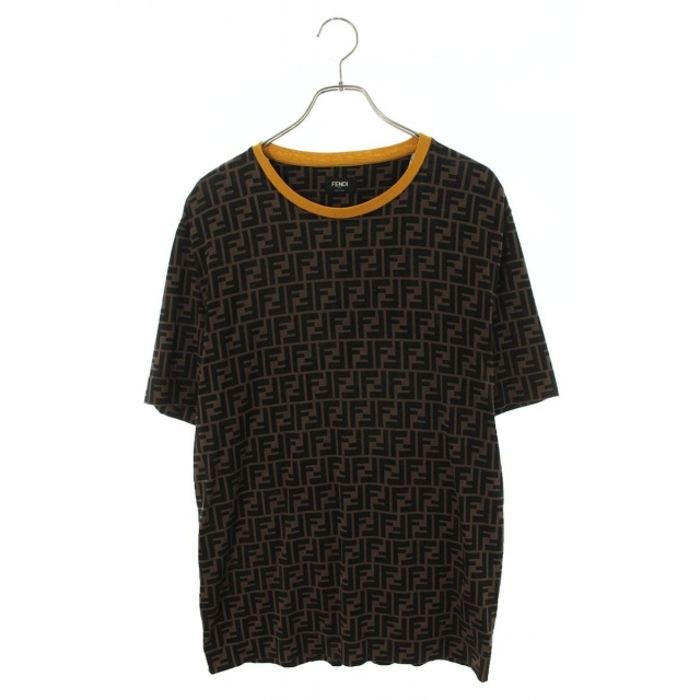 FENDI(フェンディ)のフェンディ FY0936 A6ZU ズッカ総柄プリントTシャツ M メンズのトップス(Tシャツ/カットソー(半袖/袖なし))の商品写真