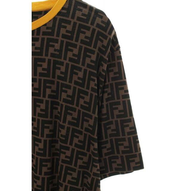 FENDI(フェンディ)のフェンディ FY0936 A6ZU ズッカ総柄プリントTシャツ M メンズのトップス(Tシャツ/カットソー(半袖/袖なし))の商品写真