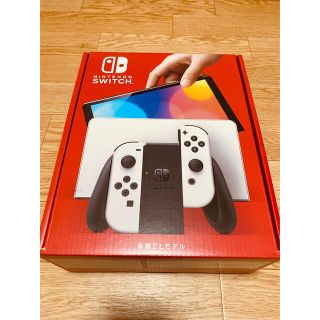 ニンテンドースイッチ(Nintendo Switch)のNintendo Switch本体　有機ELモデル新型ホワイト(携帯用ゲーム機本体)