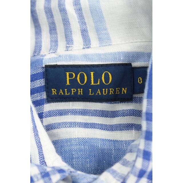 POLO RALPH LAUREN(ポロラルフローレン)のポロ・ラルフローレン チェック柄リネンワンピース 0 レディースのワンピース(ロングワンピース/マキシワンピース)の商品写真