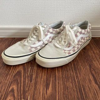 ヴァンズ(VANS)の希少 vans オールドスクールアナハイム 廃盤 チェッカー(スニーカー)