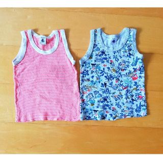 プチバトー(PETIT BATEAU)のプチバトー　タンクトップ　3ans 95cm 動物(Tシャツ/カットソー)