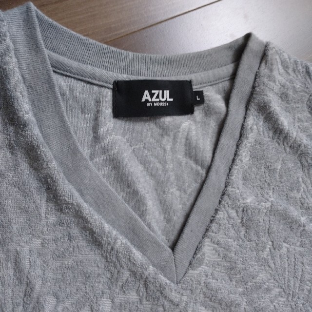 AZUL by moussy(アズールバイマウジー)のとど様専用 　AZUL パイル地 Tシャツ 新品未使用 メンズのトップス(Tシャツ/カットソー(半袖/袖なし))の商品写真