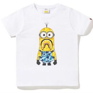 アベイシングエイプ(A BATHING APE)のBAPE Tシャツ XLサイズ ホワイト ミニオンズ コラボ MINIONS(Tシャツ/カットソー(半袖/袖なし))