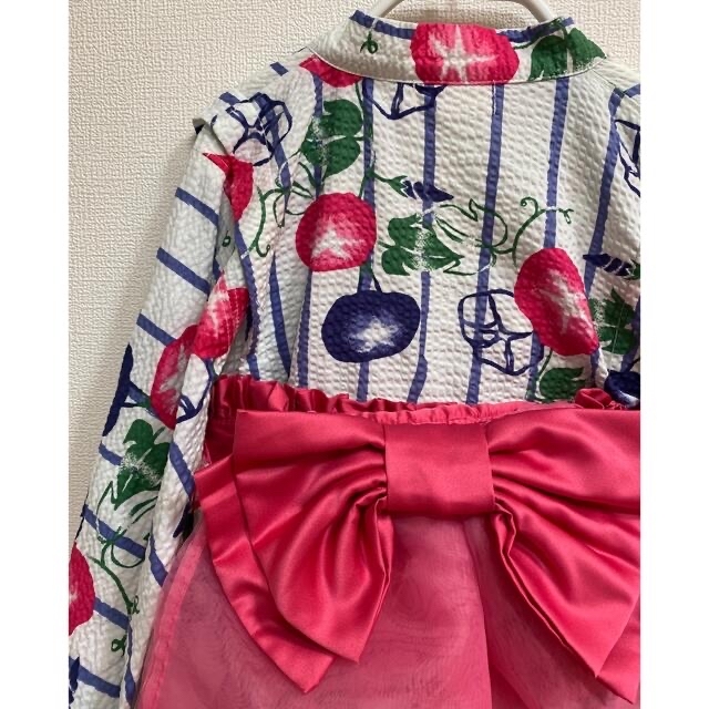 ampersand(アンパサンド)のampersand  アンパサンド　浴衣　120 お値下げ中 キッズ/ベビー/マタニティのキッズ服女の子用(90cm~)(甚平/浴衣)の商品写真