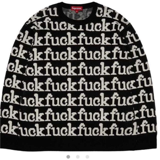 Supreme FUCK sweater