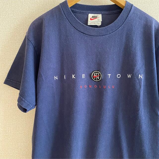 【銀タグ】状態良好◎NIKE Tシャツ 90's USA製 刺繍ロゴ Mサイズ