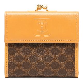 セリーヌ(celine)のセリーヌ マカダム柄 三つ折り 財布 レディース 【中古】(財布)