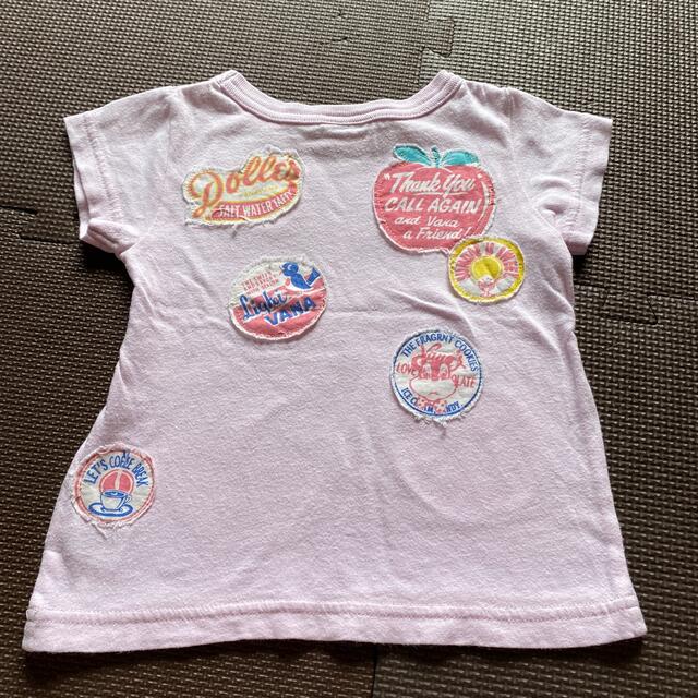 VANA VANA(バナバナ)のvana vana Tシャツ3枚セット② 90 キッズ/ベビー/マタニティのキッズ服女の子用(90cm~)(Tシャツ/カットソー)の商品写真