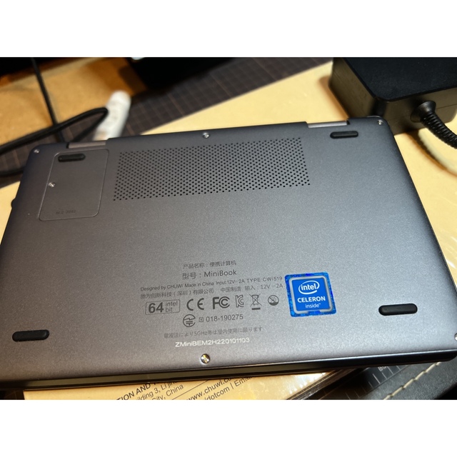 【UMPC】CHUWI MiniBook 8インチ  SSD512GBを増設済！PC/タブレット