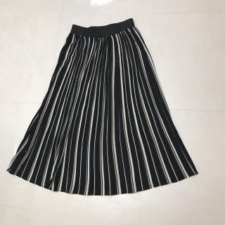 ラウンジドレス(Loungedress)のLoungedress ラウンジドレス▲黒系ミックスストライプスカート(ロングスカート)