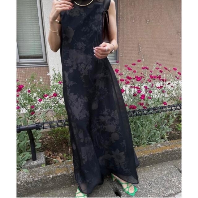 AMERI♡2WAY FLOWER LAYERED SHEER DRESS