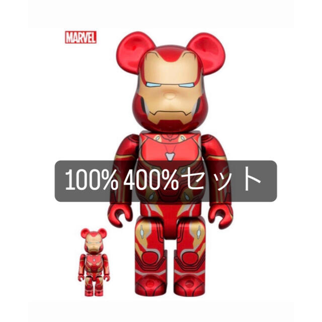 BE@RBRICK IRON MAN MARK 50 100％ & 400％