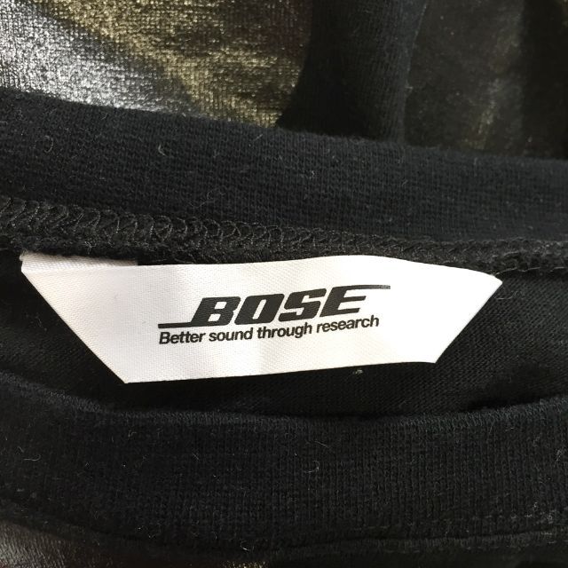 BOSE(ボーズ)の【人気】ボーズ 半袖Tシャツ 綿100％ ドット柄 ブラック サイズF メンズのトップス(Tシャツ/カットソー(半袖/袖なし))の商品写真