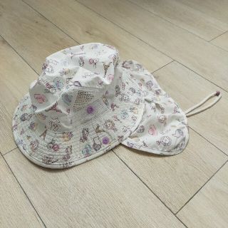 マザウェイズ(motherways)のmotherways　☆専用☆スイムキャップ　日よけ付　54センチ(帽子)