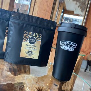 スターバックスコーヒー(Starbucks Coffee)の西海岸系☆LUSSO SURF ステンレスタンブラー　コーヒー付　RVCA(タンブラー)