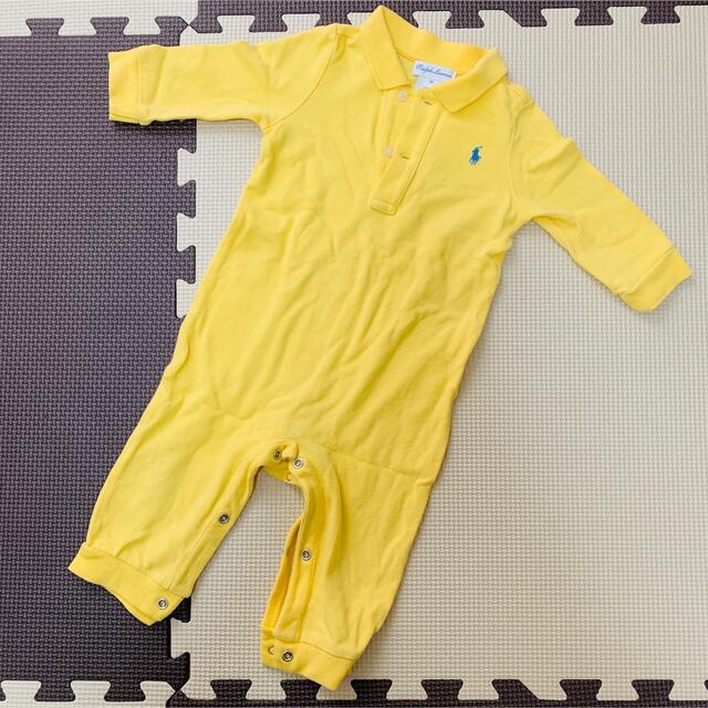 POLO RALPH LAUREN(ポロラルフローレン)のラルフローレン 長袖ロンパース 9M キッズ/ベビー/マタニティのベビー服(~85cm)(ロンパース)の商品写真