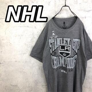 希少 90s NHL Tシャツ ビッグプリント ビッグシルエット 美品.(Tシャツ/カットソー(半袖/袖なし))