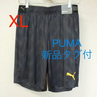 プーマ(PUMA)の新品◆(XL) プーマー ブラック系グラフィックハーフパンツ(ショートパンツ)