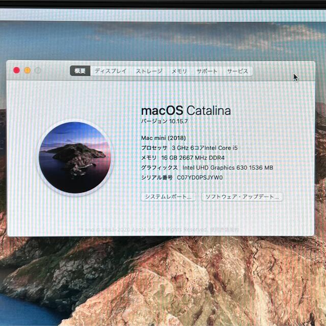 Macmini 2018/i5/16GB/SSD512GB/Office2021