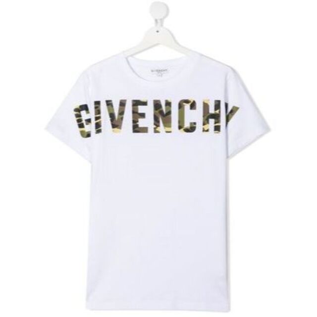 Tシャツ/カットソーGIVENCHY KIDS カモフラージュロゴプリントコットンTシャツ 6歳用