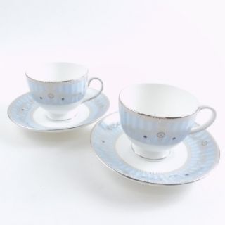 ウェッジウッド(WEDGWOOD)のウェッジウッド アレクサンドラ ティーカップ＆ソーサー 2客 SY3409A3(グラス/カップ)