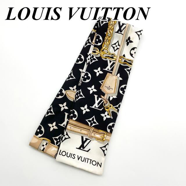 メーカー包装済 モノグラム バンドー ルイヴィトン - VUITTON LOUIS コンフィデンシャル スカーフ ノワール バンダナ⁄スカーフ