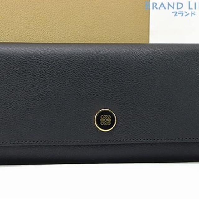ロエベ LOEWE 新品同様ロエベアナグラムコンチネンタルウォレット二