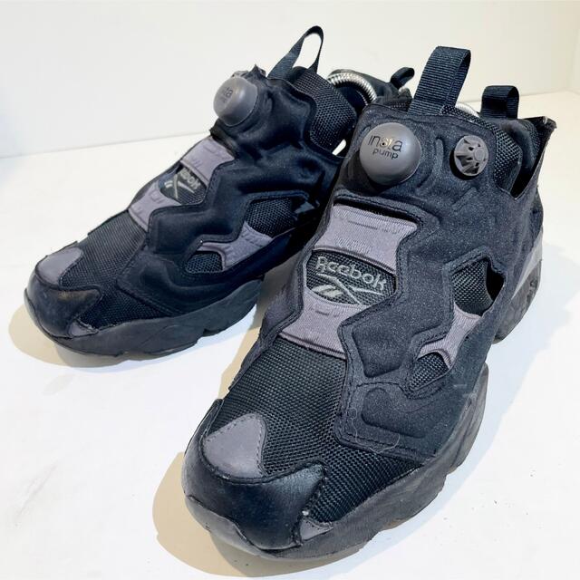 Reebok(リーボック)のリーボック★PUMP FURY/ポンプフューリー★ブラック(黒×グレー★25.0 レディースの靴/シューズ(スニーカー)の商品写真