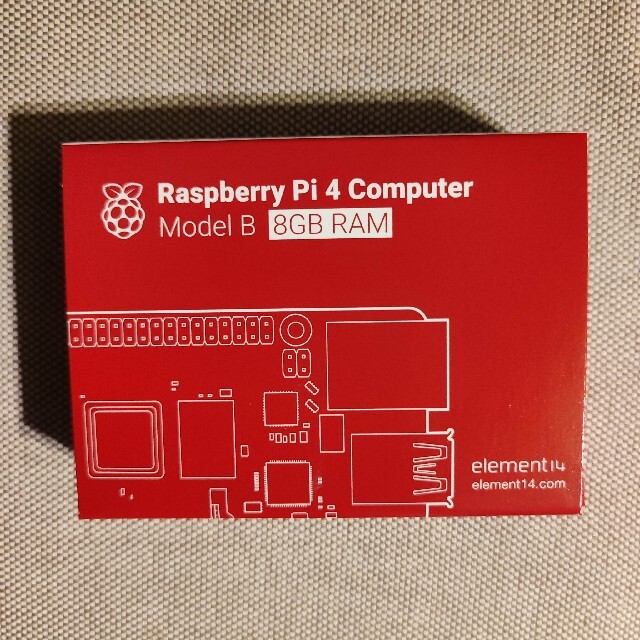 Raspberry Pi 4 model B 8GB Element14製