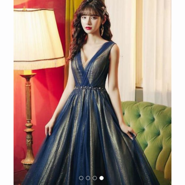 パーティードレス ロング ドレス エレガント 結婚式 披露宴