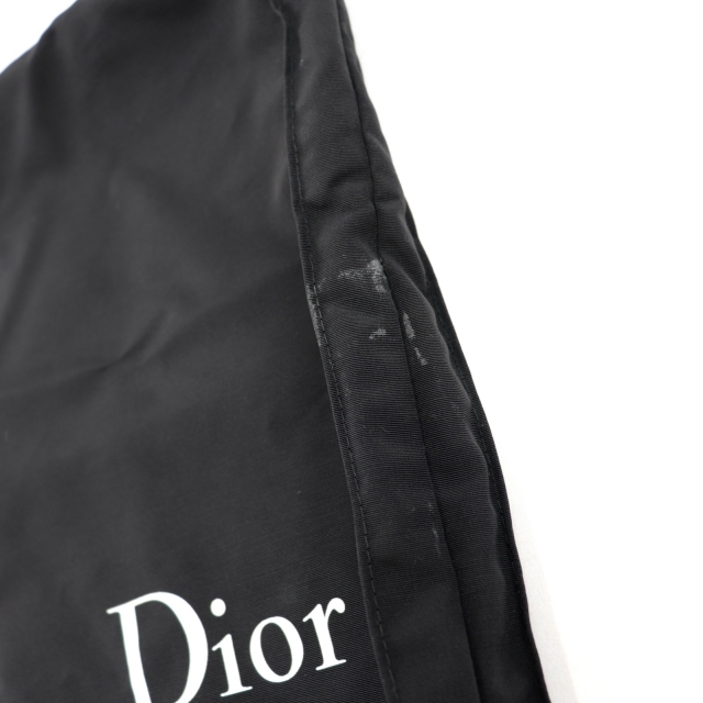 Christian Dior(クリスチャンディオール)の美品 クリスチャンディオール フォックスファー付き ニット スヌード レディース ネイビー U ショール マフラー Christian Dior レディースのファッション小物(スヌード)の商品写真