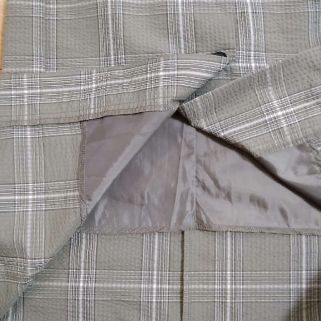 GU(ジーユー)のGU　シアサッカーチェックナロースカート レディースのスカート(ロングスカート)の商品写真