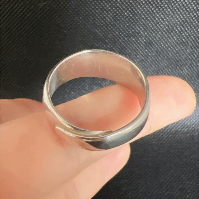 ハンドメイド シルバーリング 純度98%  9.5g★AB498 メンズのアクセサリー(リング(指輪))の商品写真