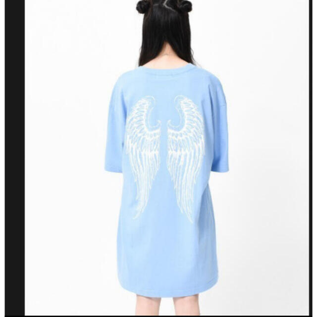 TRAVAS TOKYO/Blindfold BIG Tee天使プリントTシャツ 2