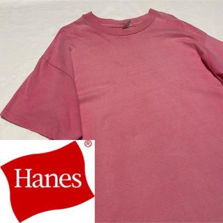 ヘインズ(Hanes)の90s 古着 ヘインズ USA製 シングルステッチ ビッグシルエット ゆるだぼ(Tシャツ/カットソー(半袖/袖なし))