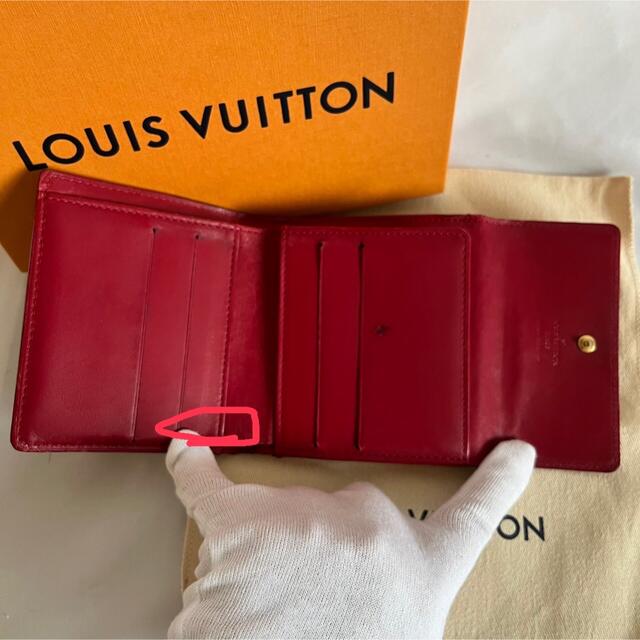 LOUIS VUITTON - 【激安】ルイヴィトン ヴェルニ 赤 財布 モノグラム