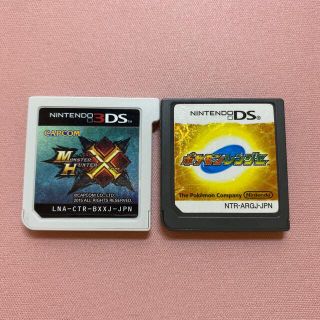 ニンテンドウ(任天堂)のポケモンレンジャー モンスターハンターX ds 3ds ソフト(家庭用ゲームソフト)